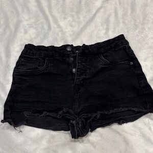 No Boundaries Black Jean Shorts